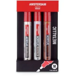 Amsterdam Acrylic Marker Sets -Golden || Pebeo || Daler-Rowney Sales Store AmsterdamAcrylicMarkerSets 2