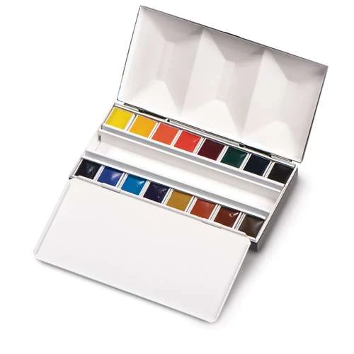 Blockx Bijou Watercolour Half Pan Paintbox 1 Blockx Bijou Watercolour Half Pan Paintbox