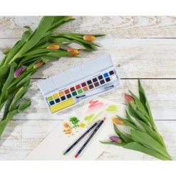 DERWENT | INKTENSE Paint Pan — 24-set 8 DERWENT | INKTENSE Paint Pan — 24-set -Golden || Pebeo || Daler-Rowney Sales Store DERWENT7CINKTENSEPaintPanE2809424 set 3