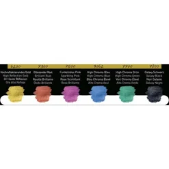 FINETEC | PREMIUM Pearlescent Colours — Pearl / Metal Gloss 6 Paint Sets -Golden || Pebeo || Daler-Rowney Sales Store FINETEC7CPREMIUMPearlescentColoursE28094pearl2Fmetalgloss6paintsets 5