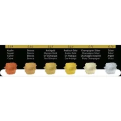 Finetec Essentials Pearlescent Colour Sets -Golden || Pebeo || Daler-Rowney Sales Store FinetecEssentialsPearlescentColourSets 3
