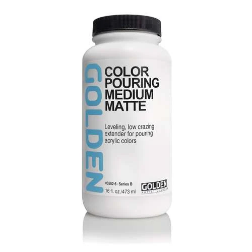 GOLDEN® | Color Pouring Medium Matte — Bottle 2 GOLDEN® | Color Pouring Medium Matte — Bottle - Image 2