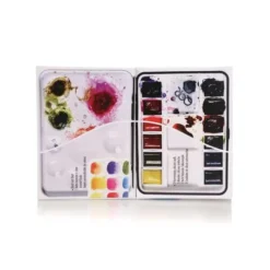 GOLDEN® | QoR® Mini Watercolour Box — 12 Half Pans -Golden || Pebeo || Daler-Rowney Sales Store GOLDENC2AE7CQoRC2AEMiniWatercolourBoxE2809412halfpans 5