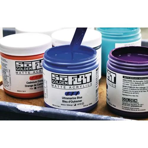 Golden So-Flat Matt Acrylic Sets 6 Golden So-Flat Matt Acrylic Sets - Image 6