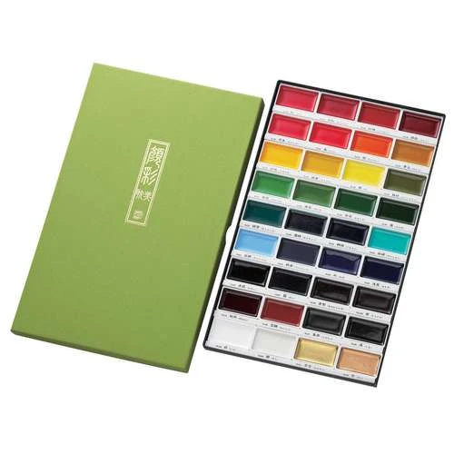 Kuretake Gansai Japanese Watercolour Sets 1 Kuretake Gansai Japanese Watercolour Sets