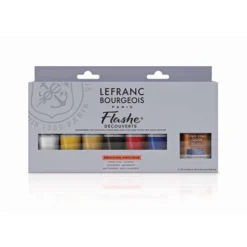 LEFRANC & BOURGEOIS | Flashe® Vinyl — Decouverte (Discovery) Set -Golden || Pebeo || Daler-Rowney Sales Store LEFRANC26amp3BBOURGEOIS7CFlasheC2AEVinylE28094Decouverte28Discovery29Set 3