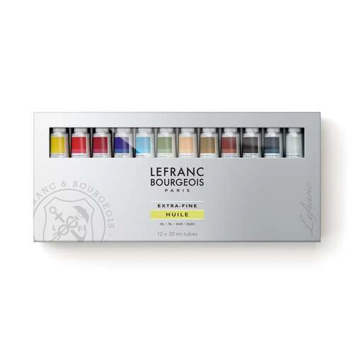 Lefranc & Bourgeois Extra Fine Oil Paint Set Of 12 Tubes 1 Lefranc & Bourgeois Extra Fine Oil Paint Set Of 12 Tubes