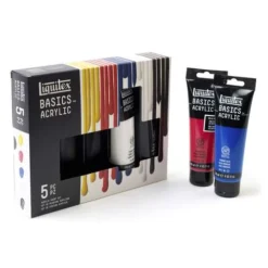 Liquitex Basics Acrylic Primary Colours Set -Golden || Pebeo || Daler-Rowney Sales Store LiquitexBasicsAcrylicPrimaryColoursSet 2