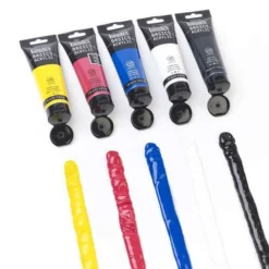 Liquitex Basics Acrylic Primary Colours Set -Golden || Pebeo || Daler-Rowney Sales Store LiquitexBasicsAcrylicPrimaryColoursSet 4