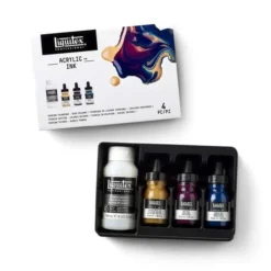 Liquitex Pouring Ink Sets -Golden || Pebeo || Daler-Rowney Sales Store LiquitexPouringInkSets 2
