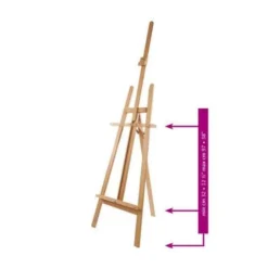 Mabef M13 AL Easel 9 Mabef M13 AL Easel -Golden || Pebeo || Daler-Rowney Sales Store MabefM13ALEasel 3