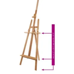 Mabef M13 Basic Easel -Golden || Pebeo || Daler-Rowney Sales Store MabefM13BasicEasel 3