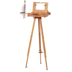 Mabef Pochade Box Tripod 5 Mabef Pochade Box Tripod -Golden || Pebeo || Daler-Rowney Sales Store MabefPochadeBoxTripod 2