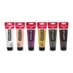 Royal Talens | AMSTERDAM Portrait Set — 6 X 120 Ml 7 Royal Talens | AMSTERDAM Portrait Set — 6 X 120 Ml -Golden || Pebeo || Daler-Rowney Sales Store RoyalTalens7CAMSTERDAMPortraitSetE280946x120ml 2