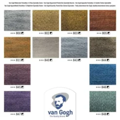 Royal Talens | Van Gogh Pocket Box — 12 Metallic & Interference Colours -Golden || Pebeo || Daler-Rowney Sales Store RoyalTalens7CvanGoghPocketBoxE2809412metallic26amp3Binterferencecolours 4