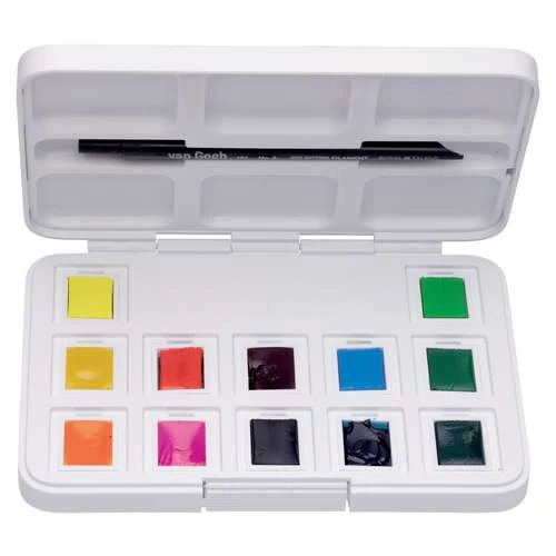 Royal Talens | Van Gogh Pocket Boxes — 12 Half Pans 2 Royal Talens | Van Gogh Pocket Boxes — 12 Half Pans - Image 2