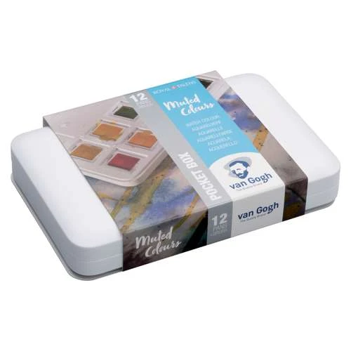 Royal Talens | Van Gogh Pocket Boxes — 12 Half Pans 1 Royal Talens | Van Gogh Pocket Boxes — 12 Half Pans