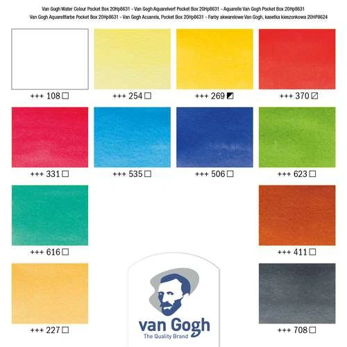 Royal Talens Van Gogh Pocket Watercolour Set 6 Royal Talens Van Gogh Pocket Watercolour Set - Image 6