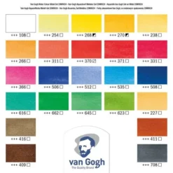 Royal Talens Van Gogh Watercolour Metal Box Sets 10 Royal Talens Van Gogh Watercolour Metal Box Sets -Golden || Pebeo || Daler-Rowney Sales Store RoyalTalensVanGoghWatercolourMetalBoxSets 4