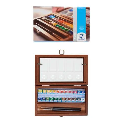 Royal Talens Van Gogh Watercolour Wooden Box Set 2 Royal Talens Van Gogh Watercolour Wooden Box Set - Image 2