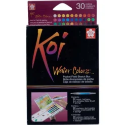 Sakura Koi Watercolour Sketch Sets -Golden || Pebeo || Daler-Rowney Sales Store SakuraKoiWatercolourSketchSets 3