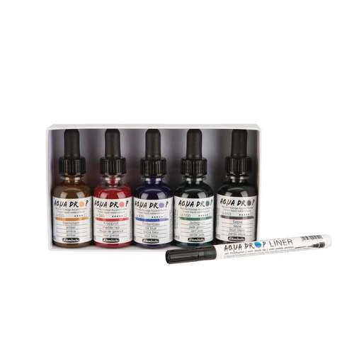 Schmincke | AQUA DROP® — 5 X 30 Ml Sets 4 Schmincke | AQUA DROP® — 5 X 30 Ml Sets - Image 4