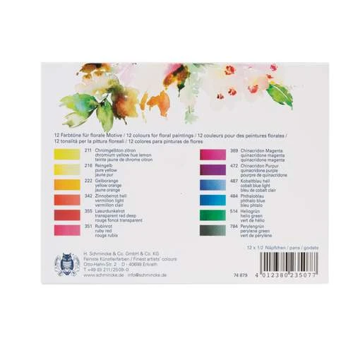 Schmincke | HORADAM® Watercolour Floral Set — 12 X 1/2 Pans 4 Schmincke | HORADAM® Watercolour Floral Set — 12 X 1/2 Pans - Image 4
