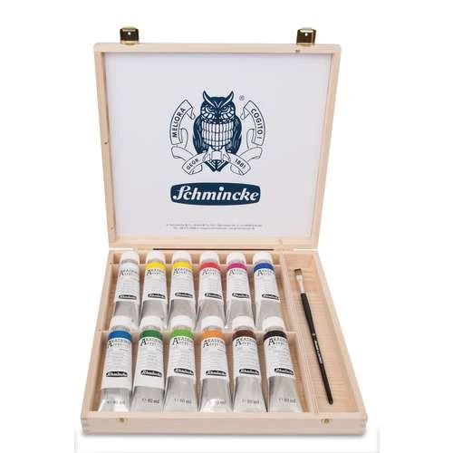 Schmincke Akademie Acryl Wooden Box Set 1 Schmincke Akademie Acryl Wooden Box Set