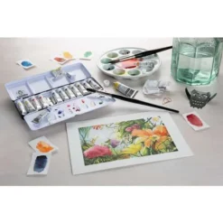 Schmincke Horadam Watercolour 12 X 5ml Tube Set -Golden || Pebeo || Daler-Rowney Sales Store SchminckeHoradamWatercolour12x5mlTubeSet 2