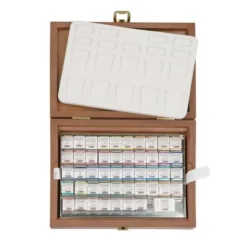 Schmincke Horadam Watercolour Wooden Box Sets -Golden || Pebeo || Daler-Rowney Sales Store SchminckeHoradamWatercolourWoodenBoxSets 2