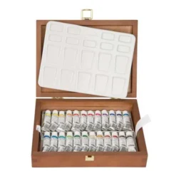 Schmincke Horadam Watercolour Wooden Box Sets -Golden || Pebeo || Daler-Rowney Sales Store SchminckeHoradamWatercolourWoodenBoxSets 4