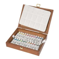 Schmincke Horadam Watercolour Wooden Box Sets -Golden || Pebeo || Daler-Rowney Sales Store SchminckeHoradamWatercolourWoodenBoxSets 5