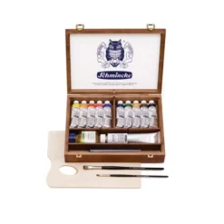 Schmincke Mussini Finest Oil Paint Complete Wooden Box Set