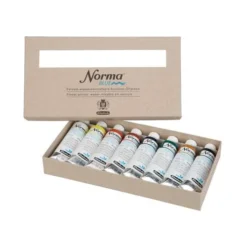 Schmincke Norma Blue Finest Water-Mixable Artist Oil Paint Set