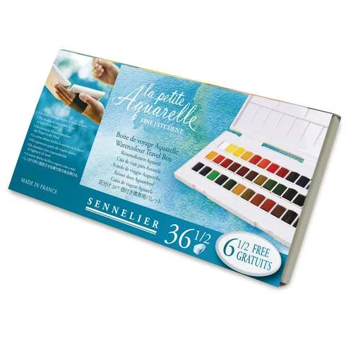 Sennelier Student Watercolour Travel Box 1 Sennelier Student Watercolour Travel Box