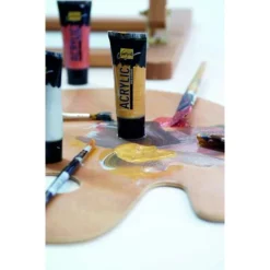 Solo Goya Acrylic Paint Effect Set -Golden || Pebeo || Daler-Rowney Sales Store SoloGoyaAcrylicPaintEffectSet 4