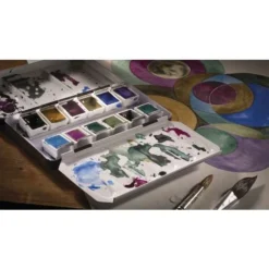 TALENS | REMBRANDT Themed Set — Granulated Colours -Golden || Pebeo || Daler-Rowney Sales Store TALENS7CREMBRANDTThemedSetE28094GranulatedColours 2