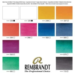 TALENS | REMBRANDT Themed Set — Opaque White & Mixing Colours -Golden || Pebeo || Daler-Rowney Sales Store TALENS7CREMBRANDTThemedSetE28094OpaqueWhite26amp3BMixingColours 3