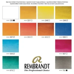 TALENS | REMBRANDT Themed Set — Portrait Selection -Golden || Pebeo || Daler-Rowney Sales Store TALENS7CREMBRANDTThemedSetE28094PortraitSelection 3