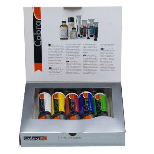Talens | COBRA Water-mixable — Artist Oil Paint ○ Set Of 5 1 Talens | COBRA Water-mixable — Artist Oil Paint ○ Set Of 5