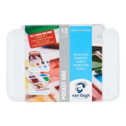 Van Gogh Pocket Watercolour Box 7 Van Gogh Pocket Watercolour Box -Golden || Pebeo || Daler-Rowney Sales Store VanGoghPocketWatercolourBox 2