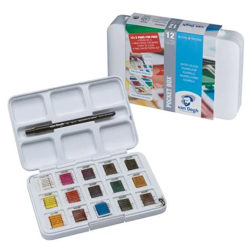 Van Gogh Pocket Watercolour Box 1 Van Gogh Pocket Watercolour Box