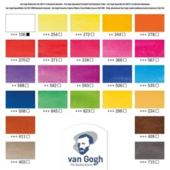 Van Gogh Watercolour - Botanical Set -Golden || Pebeo || Daler-Rowney Sales Store VanGoghWatercolour BotanicalSet 3