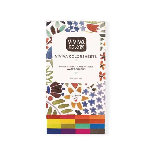 Viviva Colorsheets Watercolour Original Set 1 Viviva Colorsheets Watercolour Original Set