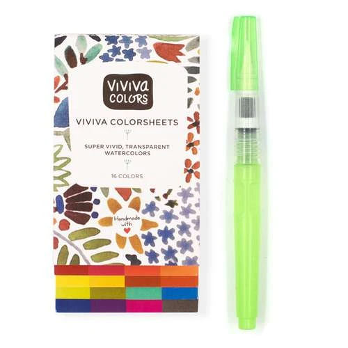 Viviva Colorsheets Watercolour Original Sketcher Set 1 Viviva Colorsheets Watercolour Original Sketcher Set