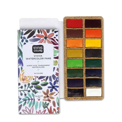 Viviva Colours Watercolour Pan Set 1 Viviva Colours Watercolour Pan Set