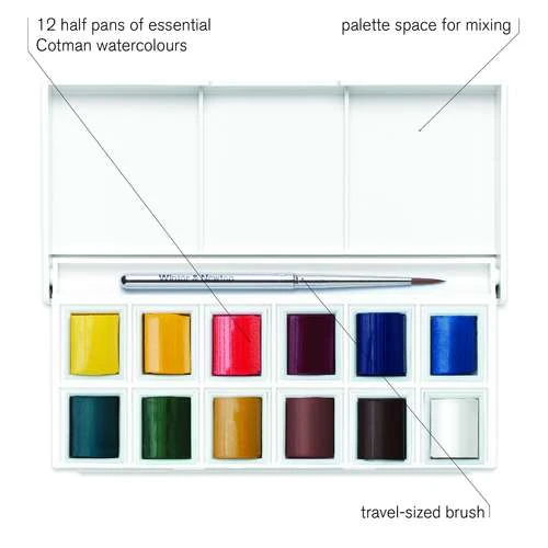 Winsor & Newton Cotman Pocket Watercolour Box 5 Winsor & Newton Cotman Pocket Watercolour Box - Image 5