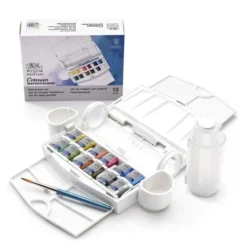Winsor & Newton Cotman Water Colours Field Box -Golden || Pebeo || Daler-Rowney Sales Store Winsor26amp3BNewtonCotmanWaterColoursFieldBox 4