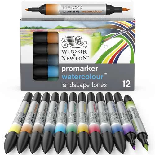 Winsor & Newton Watercolour Marker Themed Tones Sets 1 Winsor & Newton Watercolour Marker Themed Tones Sets
