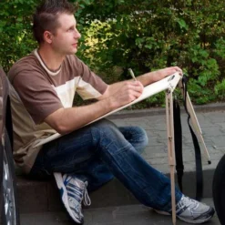 Wooden Drawing Board With Legs 11 Wooden Drawing Board With Legs -Golden || Pebeo || Daler-Rowney Sales Store WoodenDrawingBoardwithLegs 5